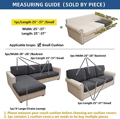 Eismodra Magic Stretch Sofa Slipcover for 3 Cushion Couch 1