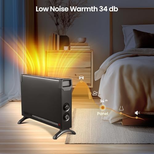 Eueiriup 1500W Convection Panel Heater for Quick Room Heating