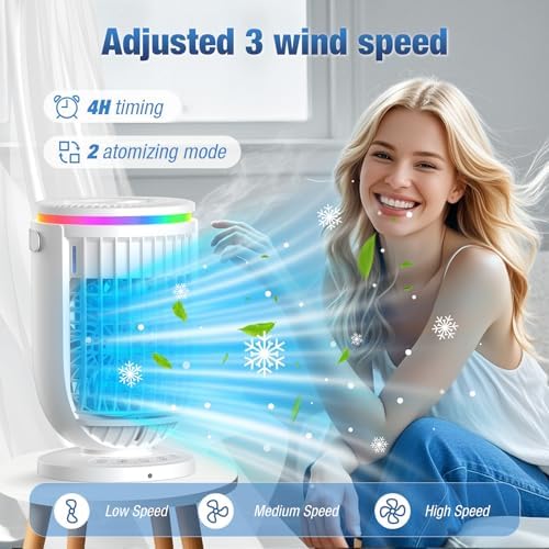 JYew Portable Air Conditioner with 120 Rotation