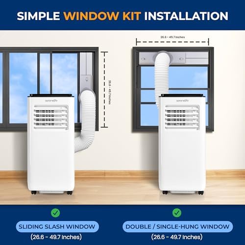 SereneLife 8000 BTU Portable Air Conditioner 3-in-1