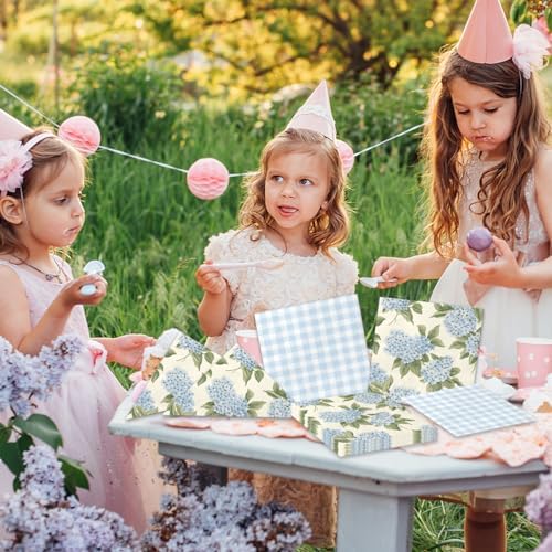 40Pcs Floral Napkins Birthday Party Decorations