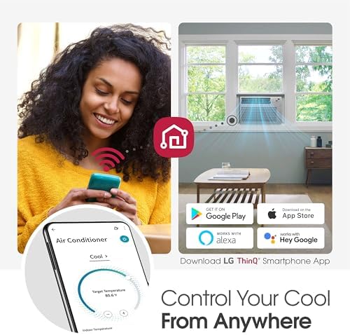 LG 24500 BTU Smart Window AC Cooler with Remote