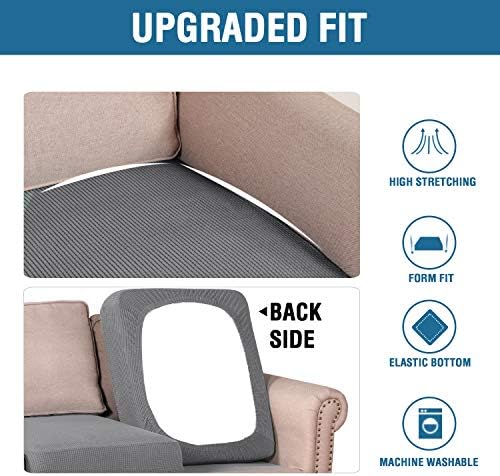 HVERSAILTEX 3 Pack Super Stretch Sofa Slipcovers