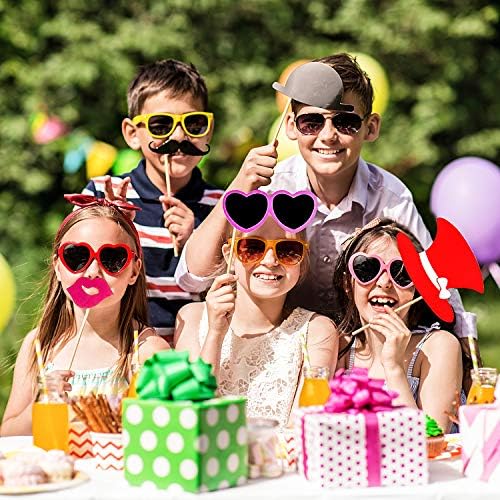 Gejoy 60 Piece Photo Booth Props DIY Kit