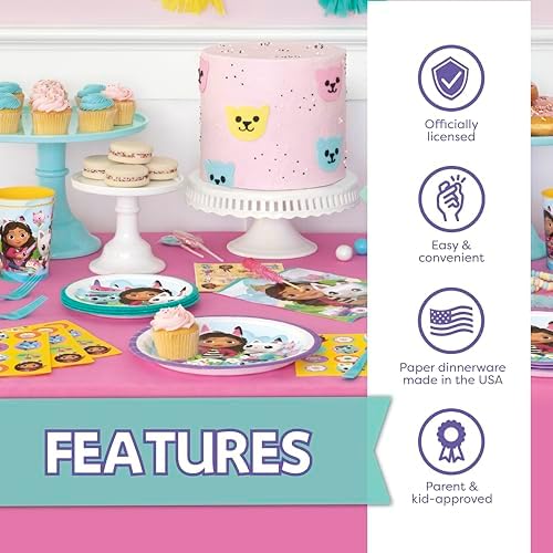 Gabby Dollhouse Party Decor Kit for 16 Guests