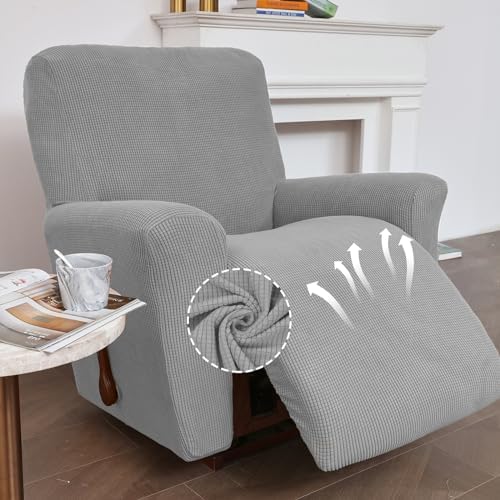KEKUOU Recliner Cover for Lazy Boy with Elastic Bottom