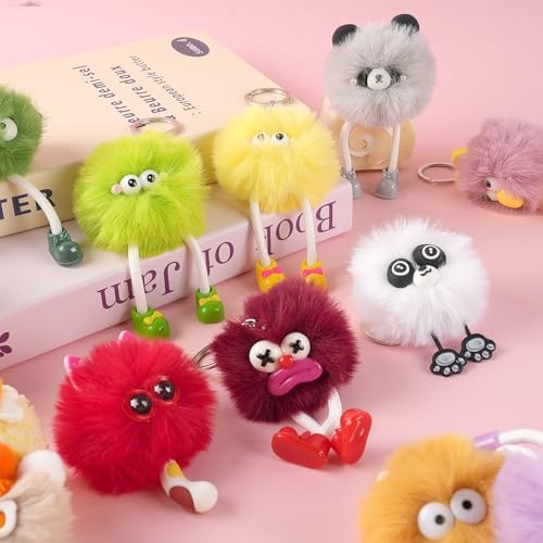 24Pcs Cute Plush Keychains for Kids Boys Girls Birthday Party Favors