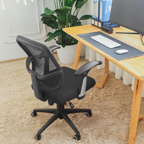 FORCHEER Office Chair Seat Covers Spandex Stretch Slipcovers - Black 1