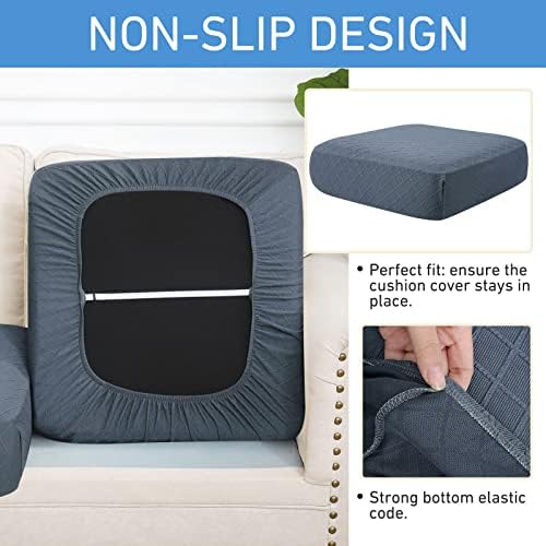 hyha Outdoor Couch Cushion Covers 3 Pieces Grey