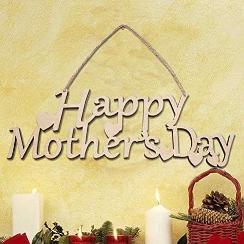 Wooden Hanging Plaque Happy Mothers Day Sign 1