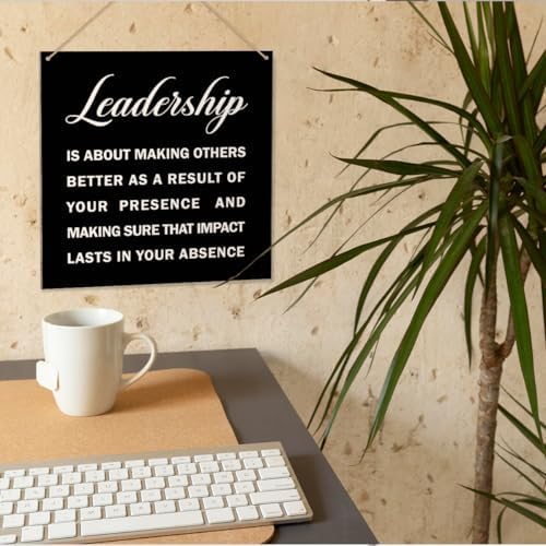 Inspirational Office Decor Sign for Work and Home