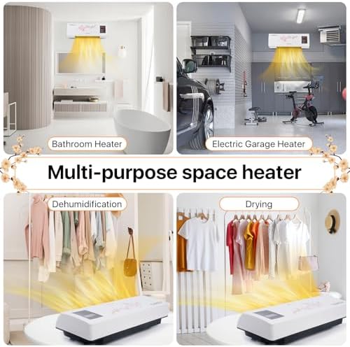 Wall Heater with LED Display and Adjustable Thermostat 1