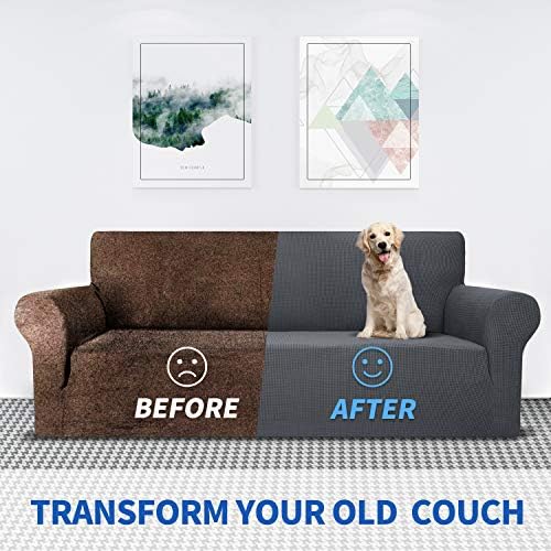 MAXIJIN Stretch Loveseat Sofa Slipcover 1 Piece