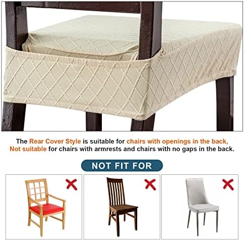 Genina Waterproof Dining Chair Slipcovers 1