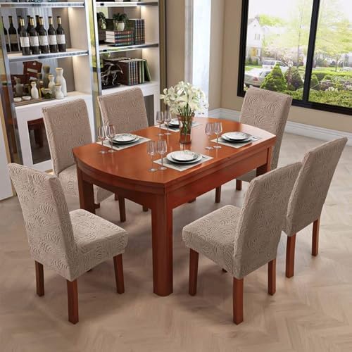 Dining Chair Covers 6 Pack Removable and Washable
