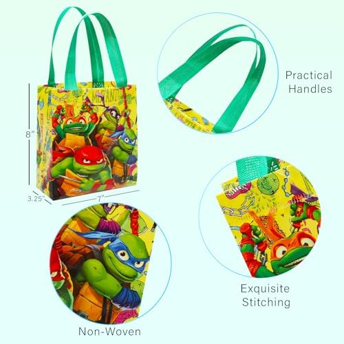 Teenage Mutant Ninja Turtles Party Favor Bags Set 12 Pack