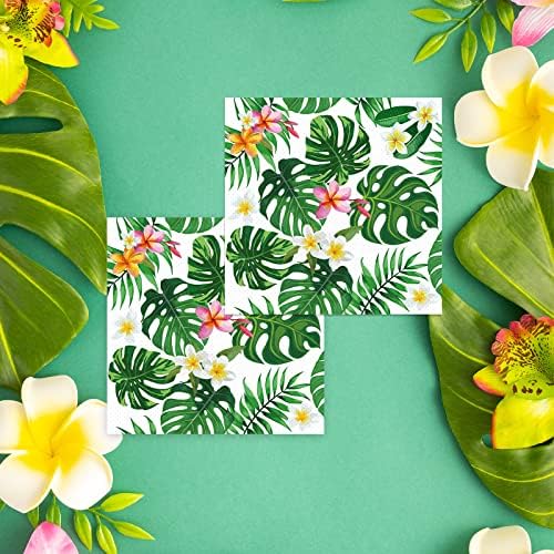 Hawaiian Luau Napkins 100 Pack Tropical Themed