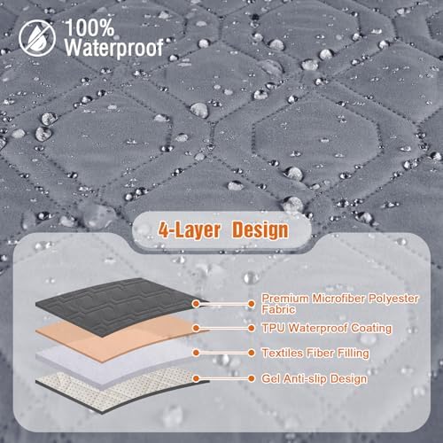 Vansofy Waterproof Sofa Slipcover for Dogs and Pets 1