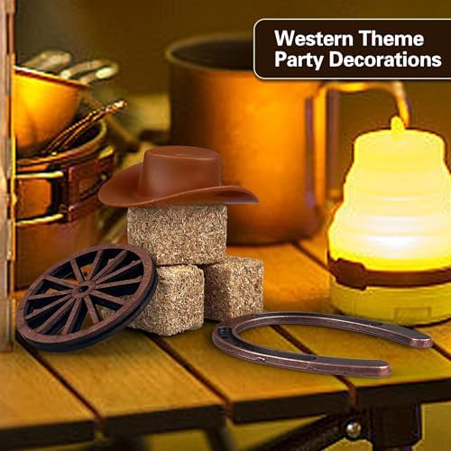 36PCS Western Party Decorations Mini Horseshoe