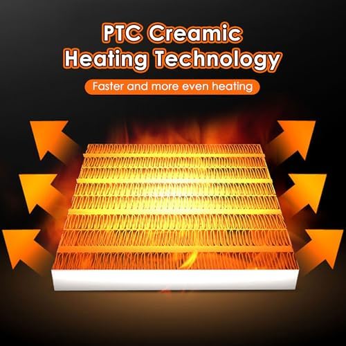 Gulfmew 1500W Quick Heating Portable Heater for Garage Indoor Use