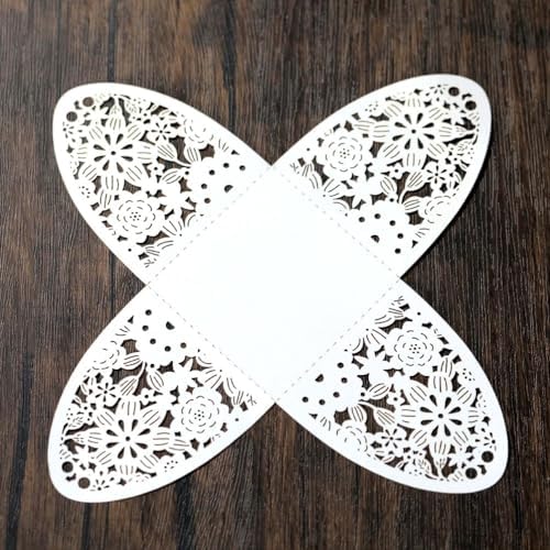 50 Pack Wedding Favor Boxes with Ribbons Beige