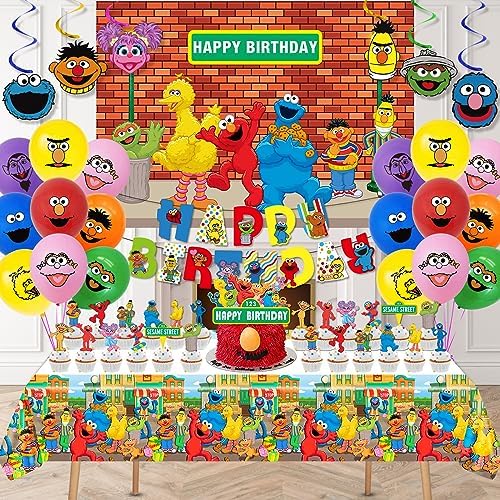 Sesame Friends Street Birthday Party Decor Kit