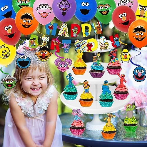 Sesame Friends Street Birthday Party Decor Kit