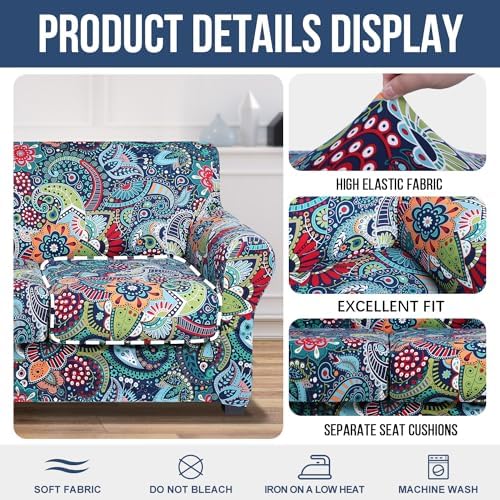 hyha Sofa and Chair Covers with Floral Pattern