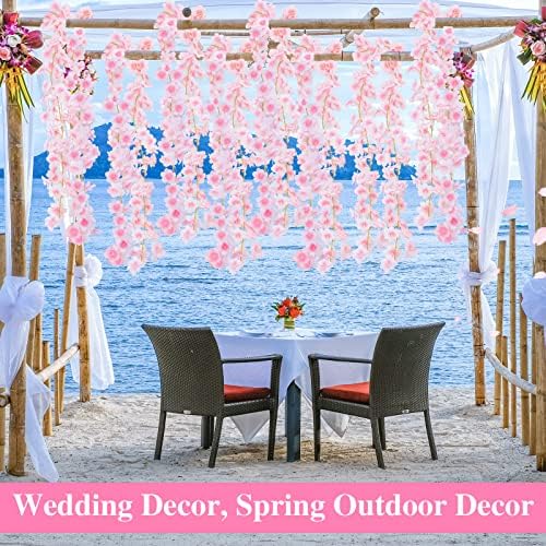 Nuenen 16 Piece Artificial Cherry Blossom Garland Set