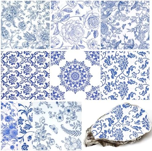 Decoupage Napkins Assorted Floral 27 Pack 9 Styles