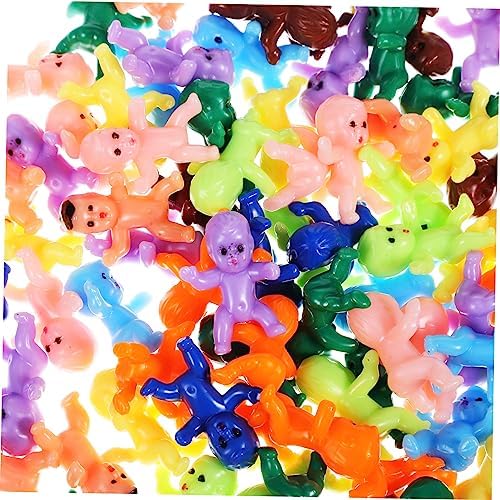 100pcs Mini Plastic Boy Girl Figurines for Party Decorations