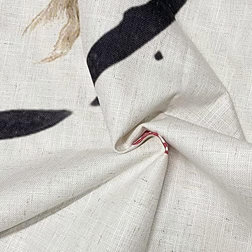 MYRU Japanese Noren Curtain with Red Fish Design