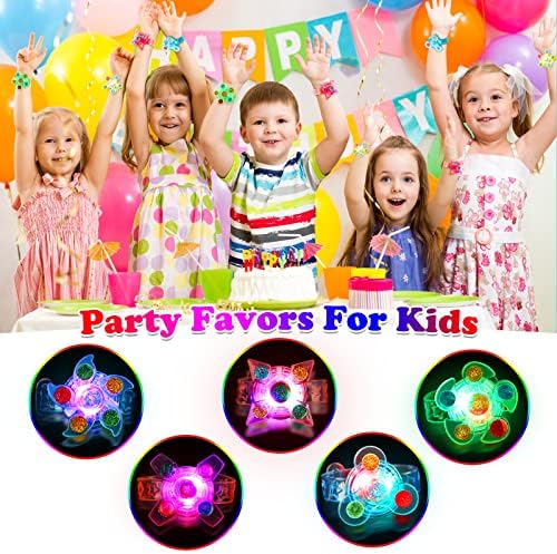 30PCS LED Spinner Bracelets for Kids 4-12