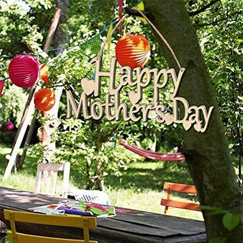 Wooden Hanging Plaque Happy Mothers Day Sign 1