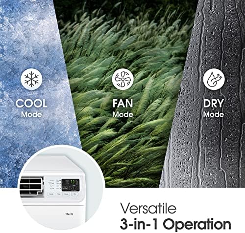LG 10000 BTU Dual Inverter Window AC Unit with WiFi